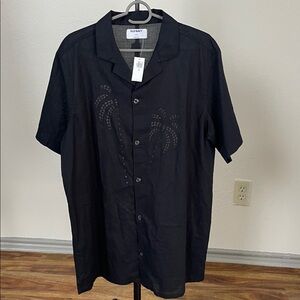 Old Navy Black Short Sleeve Shirt